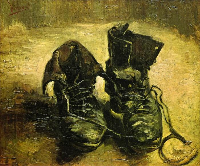 A PAIR OF SHOES - cm 45x37,5 - Vincent Van Gogh - 1886 - Van Gogh Museum, Amsterdam