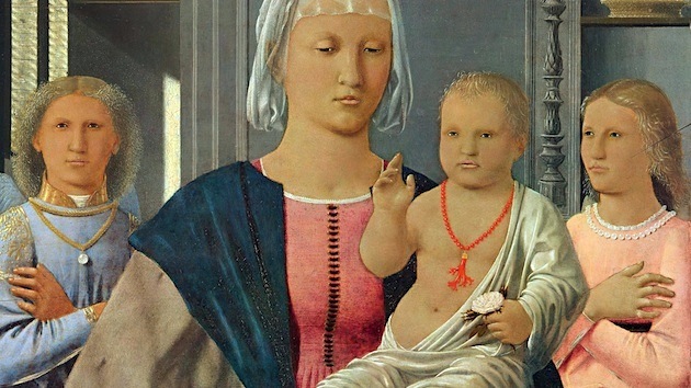 Madonna di Senigallia, dettaglio - Tempera su tavola - Piero della Francesca - Museo nazionale delle Marche